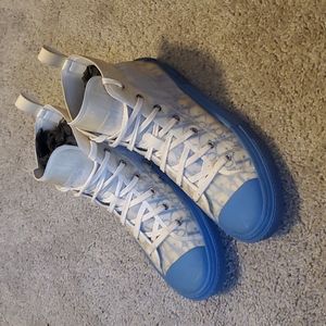 Dior B23 Oblique High Top Blue Gradient Size 44 or 10.5 men